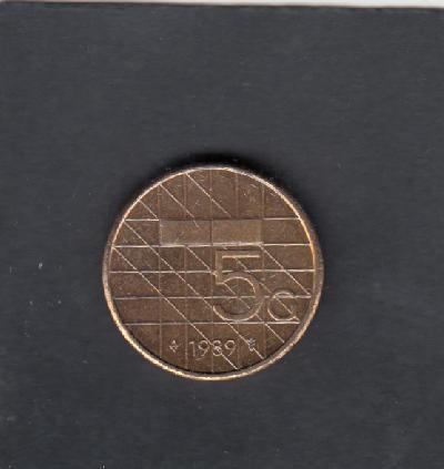 Beschrijving: 5 Gulden Beatrix